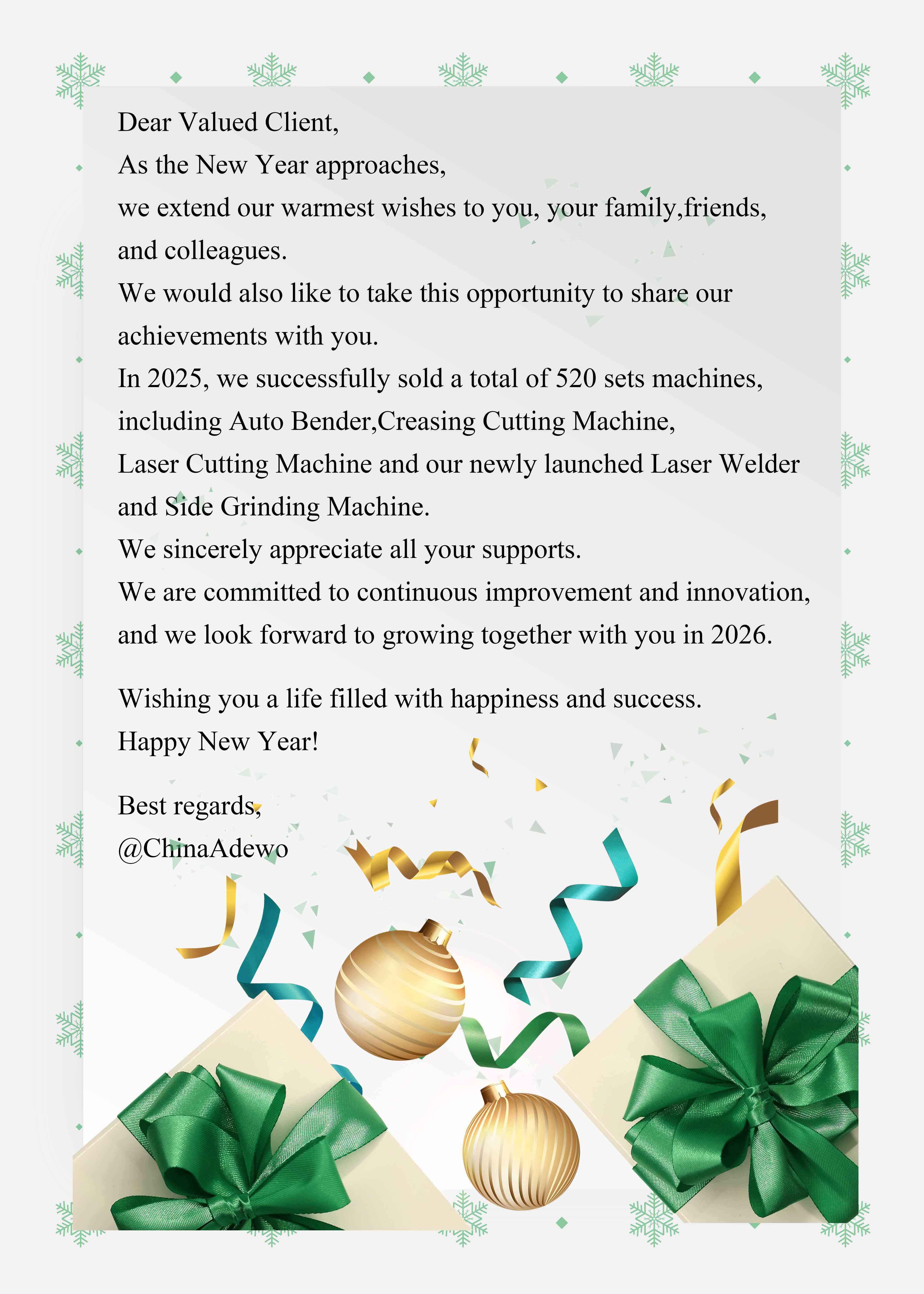 နောက်ထပ် အသီးအပွင့်များတဲ့ နှစ်ဖြစ်ပါစေလို့ ဆုတောင်းပေးလိုက်ပါတယ်။