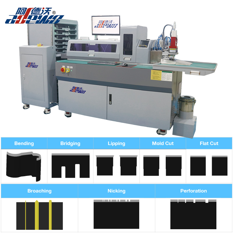 ABM-832C2 Multi-Function Steel Rule Die Auto Bender စက်သည် BOBST-Certified Die ထုတ်လုပ်သူများအတွက်