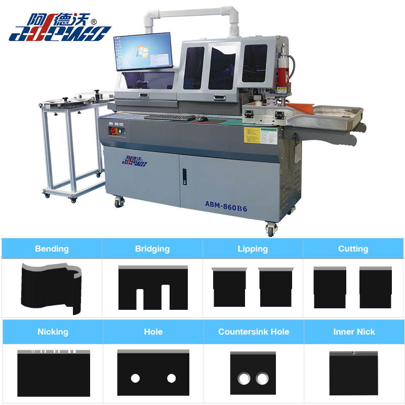 Countersunk Hole High Rule Auto Bender စက်